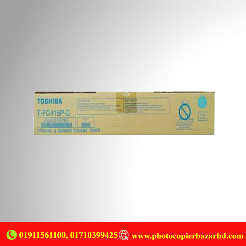 Toshiba T-FC415P-C Cyan  Original Color Toner Cartridge