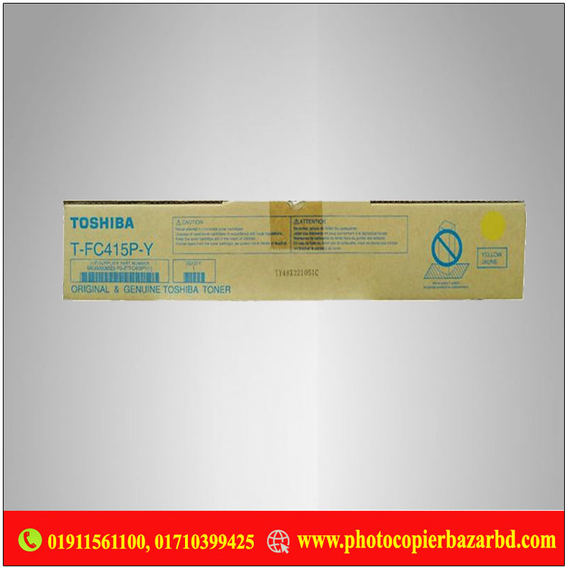 Toshiba T-FC415P-Y Yellow Original Color Toner Cartridge