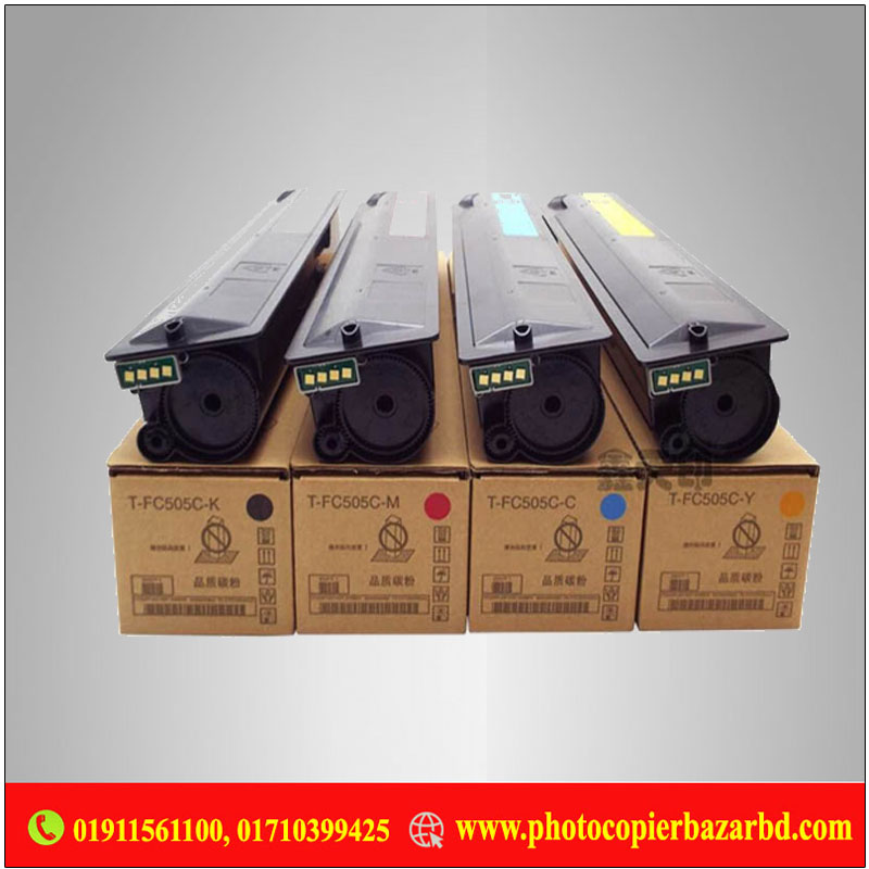 Toshiba T-FC505C-K/C/M/Y Genuine Color Toner Cartridge
