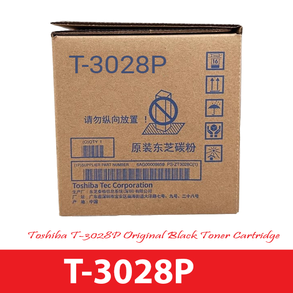 Toshiba T-3028P Original Black Toner Cartridge