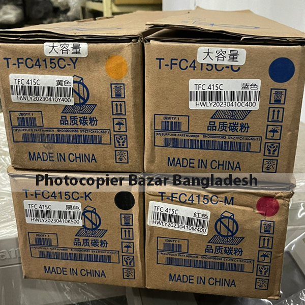 Toshiba T-FC415C Copy Full Set Color Toner Cartridge