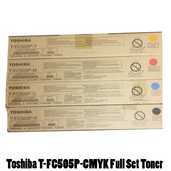 Toshiba T-FC505P-CMYK Four Color Toner Cartridge