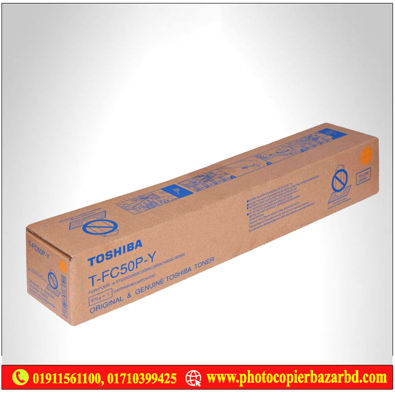 Toshiba T-FC50P-Y Yellow Toner Cartridge